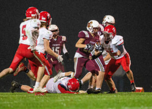 Trinity falls to Cameron 30-0; Warriors walk off field following accusations against Dragons